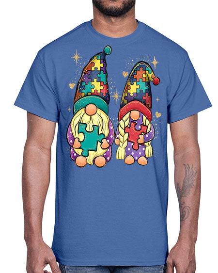 autism gnomes- autism- Cotton Tee