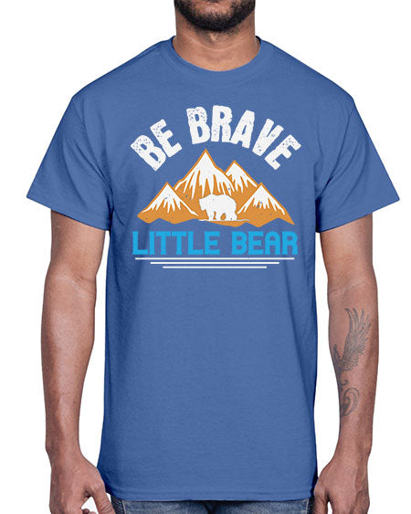 be brave little bear 23#- bears - animals- Cotton Tee
