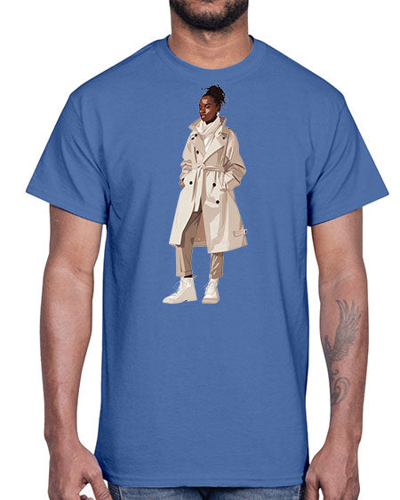 beautiful girl 14#-  fashion- Cotton Tee