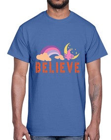 believe 47#- unicorn- Cotton Tee