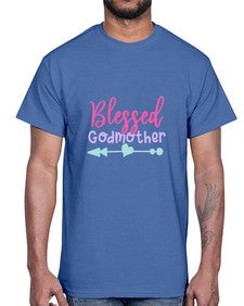 blessed godmother 104#- god parent- Cotton Tee