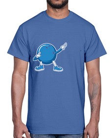 bowling ball dabbing bowling 276#- bowling- Cotton Tee