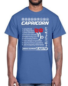 capricorn 207#- capricorn- Cotton Tee