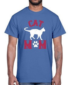 cat mom Style 35#- cats- Cotton Tee