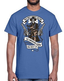 cowboy 351#- western- Cotton Tee