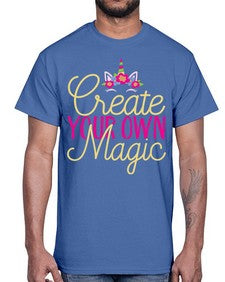 create your own magic 82#- unicorn- Cotton Tee