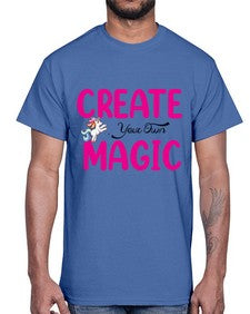 create your own magic 86#- unicorn- Cotton Tee