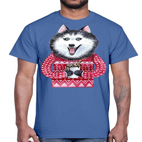 dog 73#- dogs- Cotton Tee