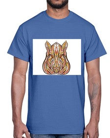 ethnic boar 417#- mandala- Cotton Tee