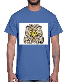 ethnic eagle 421#- mandala- Cotton Tee