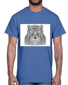 ethnic hippo 426#- mandala- Cotton Tee