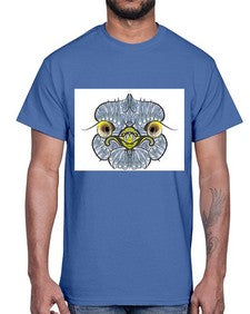 ethnic ostrich 432#- mandala- Cotton Tee