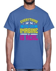 everything you can imagine is real 130#- unicorn- Cotton Tee