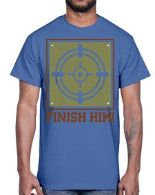 finish him 82#- video games- Cotton Tee