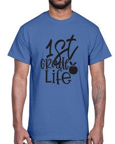 first grade design black 122#- first grade- Cotton Tee