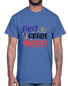 first grade magical 149#- first grade- Cotton Tee