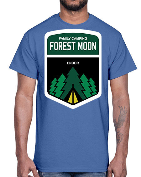forest moon 8#- moon- Cotton Tee