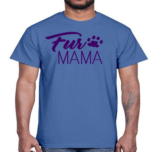 fur mama- dogs- Cotton Tee