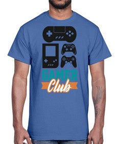 gamer club 85#- video games- Cotton Tee