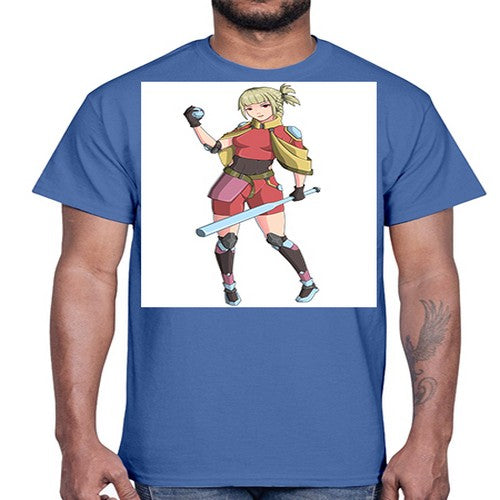 girl bring stick3#- anime- Cotton Tee