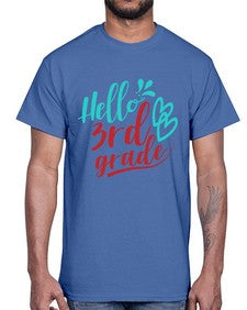 hallo third grade 231#- third grade- Cotton Tee