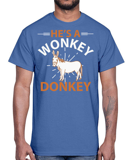 he’s a wonky donkey Style 4#- donkey- Cotton Tee