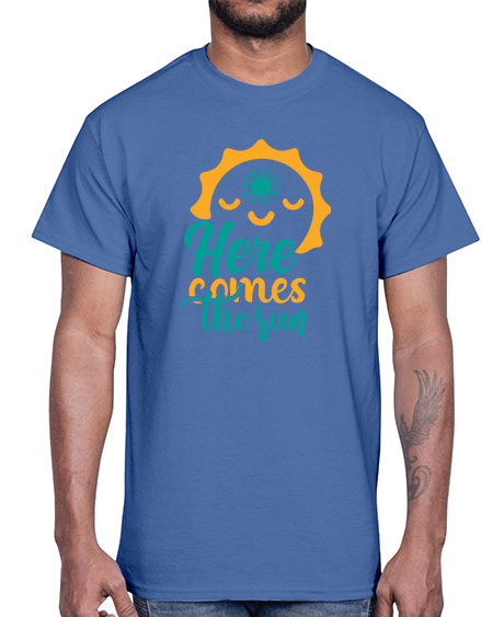here comes the sun Style 96#- summer- Cotton Tee