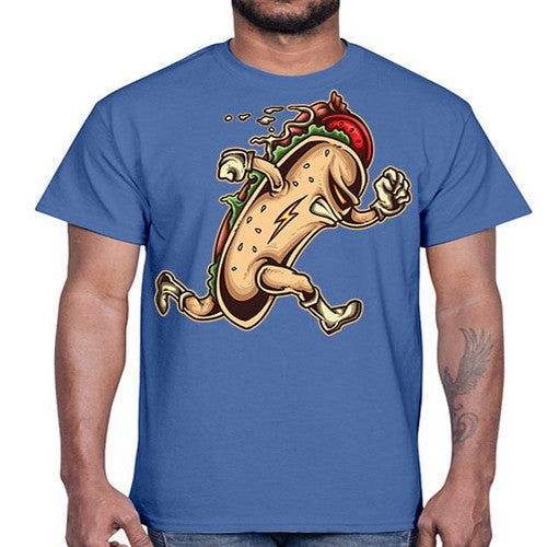 hot dog hero 159#- dogs- Cotton Tee
