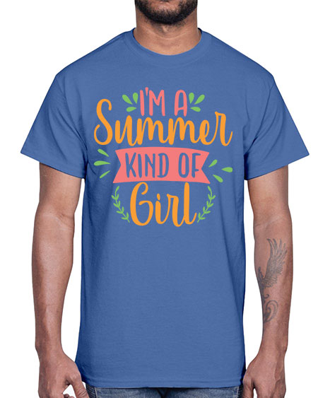 im a summer kind of girl 93#- summer- Cotton Tee