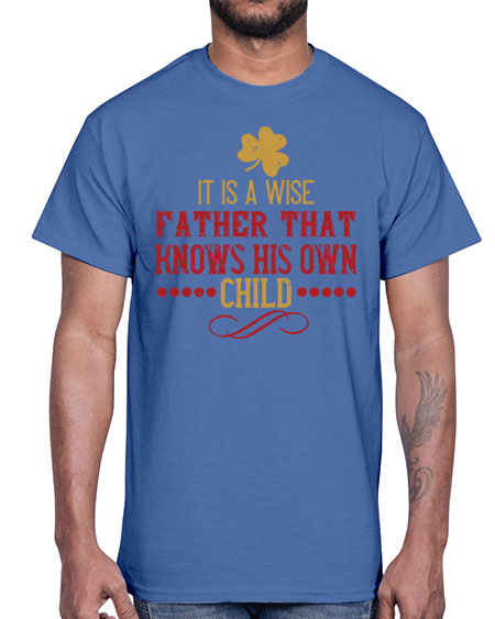 it is awish father Style 129#- kids- Cotton Tee