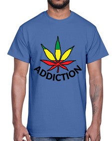 jamacian cannabis 685#- marijuana- Cotton Tee