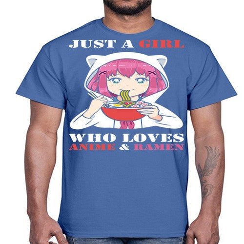 just a girl who loves anime and ramen258#- anime- Cotton Tee