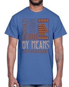 levitation by means of chocolate 307#- chocolate- Cotton Tee