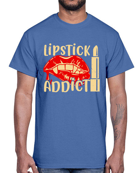 lipstick addict Style 197#-makeup Cotton Tee