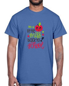 little miss back to school 477#- general school- Cotton Tee