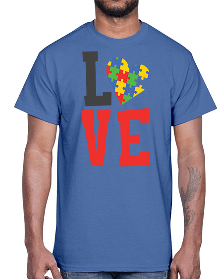 love Style 29#- autism- Cotton Tee