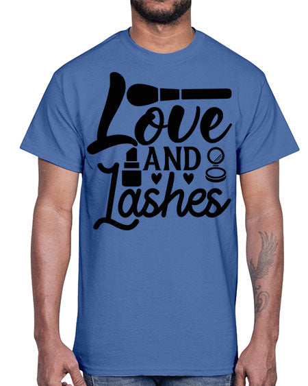 love and lashes 13#-makeup Cotton Tee