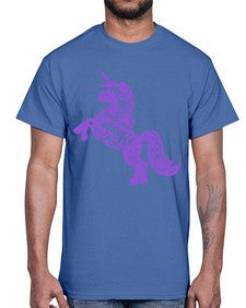 make your own magic colored 283#- unicorn- Cotton Tee