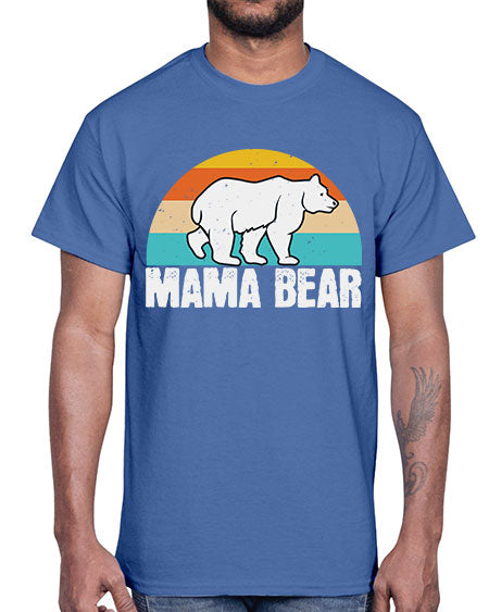 mama bear 177#- bears - animals- Cotton Tee