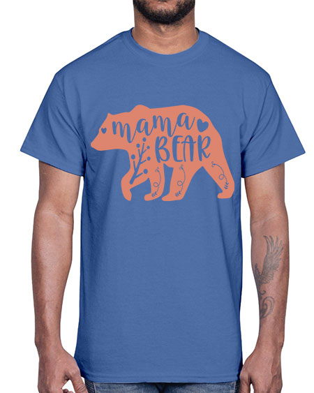 mama bear 179#- bears - animals- Cotton Tee
