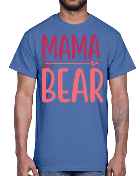 mama bear 181#- bears - animals- Cotton Tee