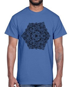 mandala 774#- mandala- Cotton Tee
