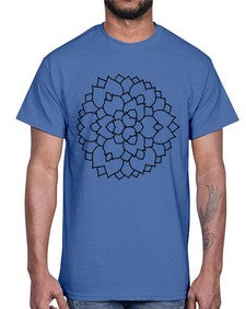 mandala 798#- mandala- Cotton Tee