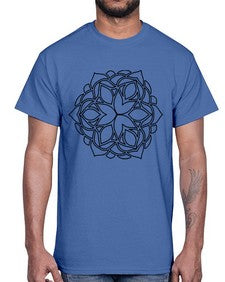 mandala 813#- mandala- Cotton Tee