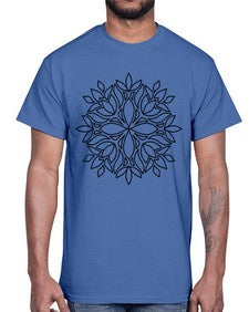 mandala 826#- mandala- Cotton Tee