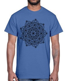mandala 844#- mandala- Cotton Tee