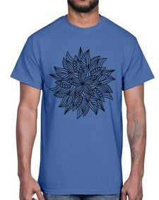 mandala 907#- mandala- Cotton Tee