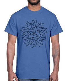mandala 908#- mandala- Cotton Tee