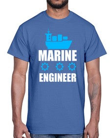 marine engineer 1086#- engineer- Cotton Tee