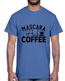 mascare and coffee 1373#- tea- Cotton Tee